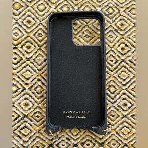 Bandolier Black and Gold iPhone 15 Pro Max Case